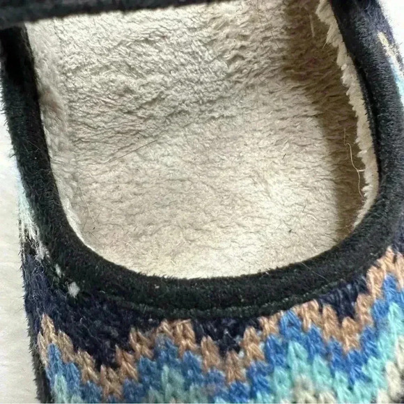 Orthaheel Alta Slippers  Black / Blue / Pink Zigzag Size 5 - Picture 8 of 16